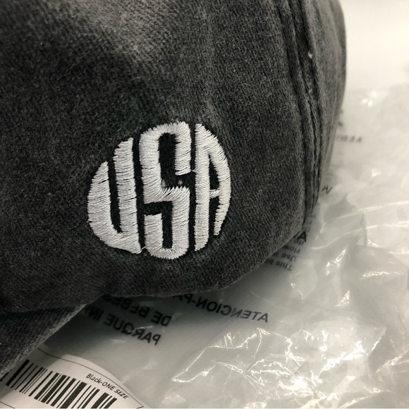 Vintage Wash USA American Flag Embroidered Adjustable Dad Hat, Unisex OS - Picture 5 of 10